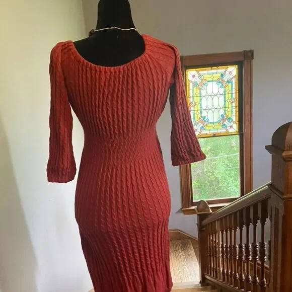 Maple by Anthropologie Angora Sweater Dress -- Med - Picture 5 of 8